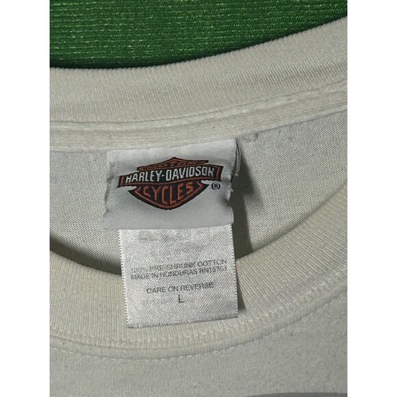 Harley-Davidson H-D HD Long Sleeve T-Shirt "Surf City” Huntington Beach CA 2011 - Picture 9 of 9